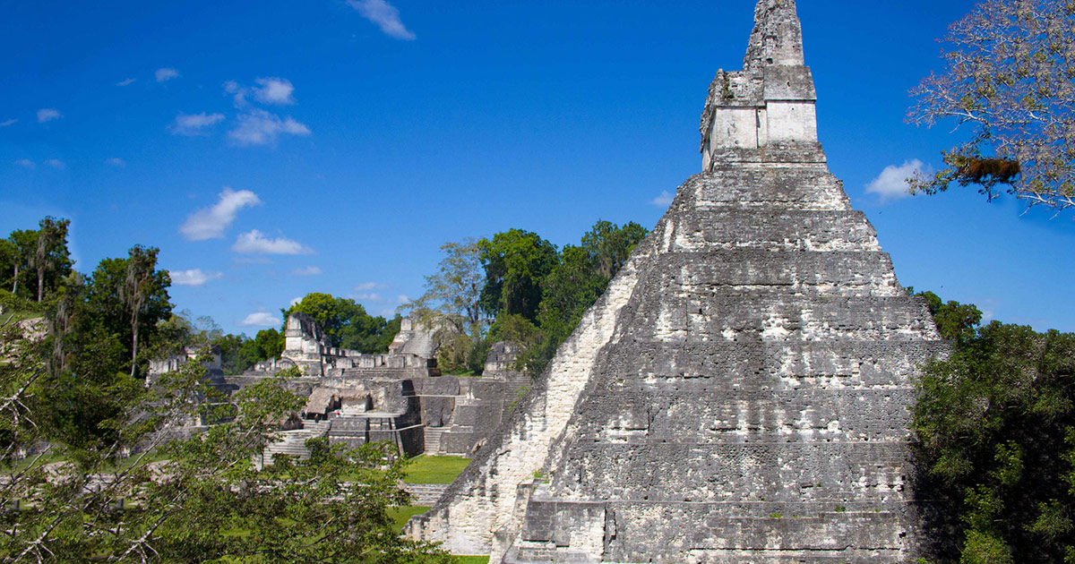 Climbing the ruins of the Mayan city of Tikal Adventure Family Travel Wandering Wagars