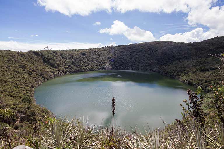 Lake Guatavita, Colombia with kids