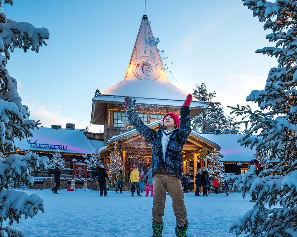 visit santa in finland