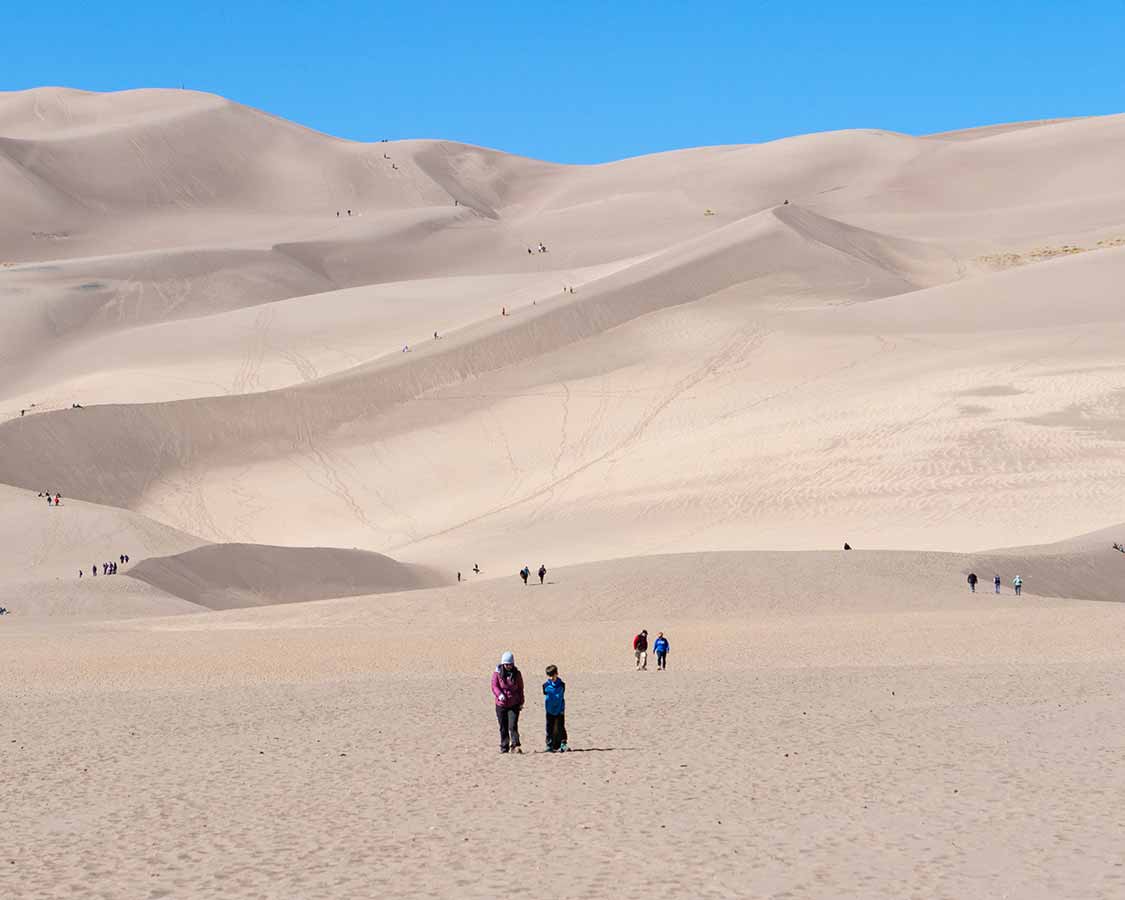 Great Sand Dunes National Park And Preserve Colorado Map