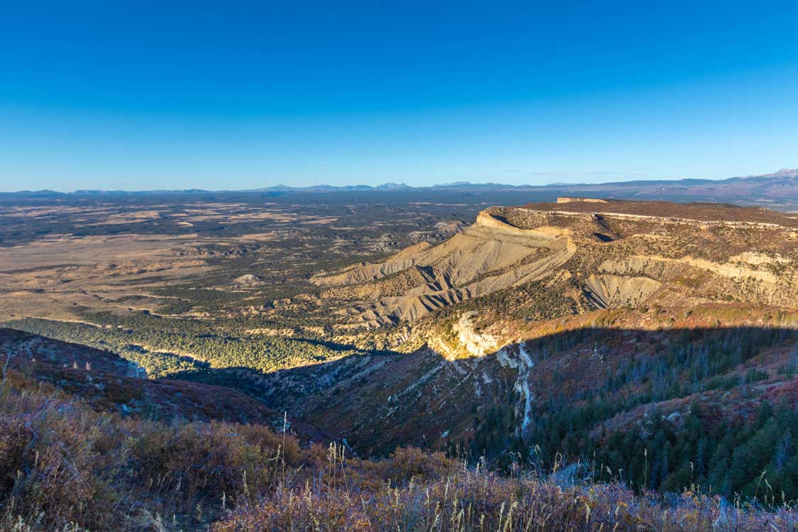 Mesa Verde Camping views from the Fire Tower Overlook